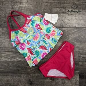 Tommy Bahama Layered Tankini Swimsuit Size 24 Mths